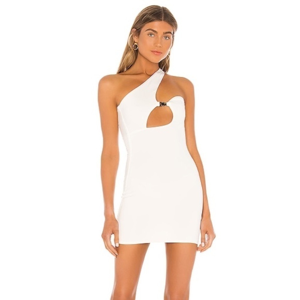 Revolve Superdown Electra Cut Out Mini Dress in White - NWT - Size Large - Picture 2 of 9